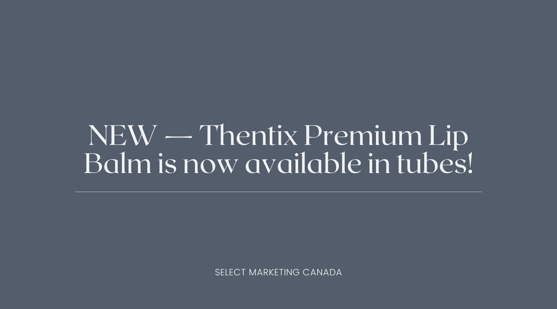 NEW — Thentix Premium Lip Balm is now available in tubes!