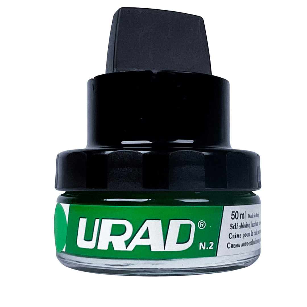 Urad leather conditioner comes in green to treat your dark green leather to light green leather. 