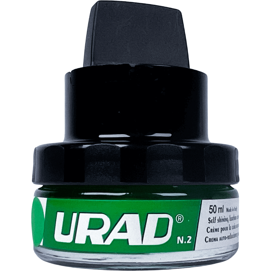Urad leather conditioner comes in green to treat your dark green leather to light green leather.