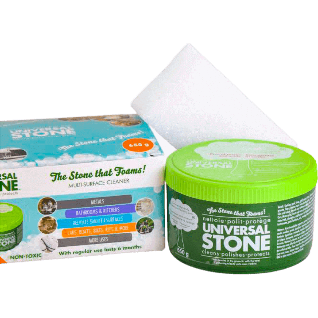 Universal stone cleaner is an excellent choice for those who prefer natural cleaning products as it is made from natural ingredients like clay and soap flakes. It can be used as a natural oven cleaner and for cleaning a wide range of surfaces.
