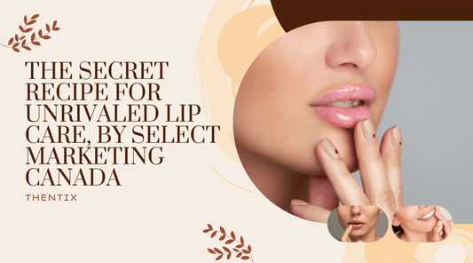 Woman applying lip care tips with glossy lips, showcasing the secret recipe for unrivaled lip care.