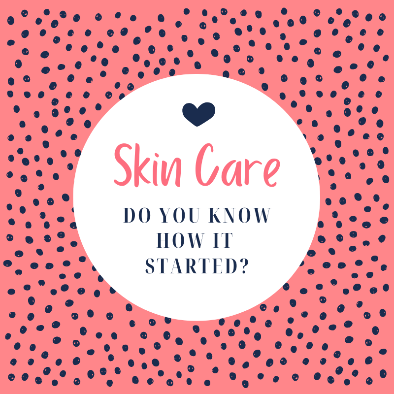 How did skincare start?